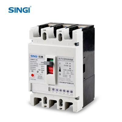 China PC/ABS Singi SWM1E manufacturer factory 3P 100a mccb molded case circuit breaker for sale