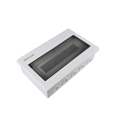 China ABS Material 15 Ways Recessed Electrical Distribution Box ABS DB Outdoor Distribution Box for sale