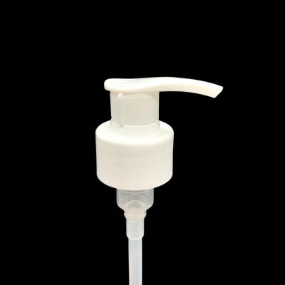 China Environmental Friendly Non-refillable All Plastic PP Lotion Soap Dispenser Top Hand Lotion Pump For Empty Bottle 24 Base 28 410 for sale