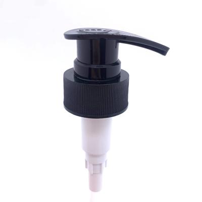 China Best Price Good Quality PP 32mm Round Lotion Pump Dispenser 410 Plastic Non Refillable for sale