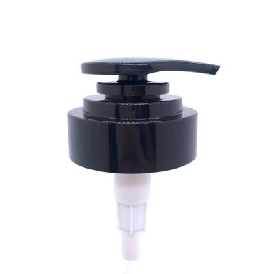 China 32MM Double Deck 410 Soap Soft Black Manual Head Non Refillable Wholesale Plastic Lotion Pump For Soap Bottle for sale