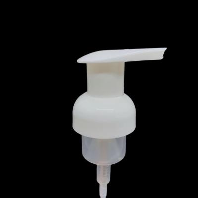 China 40 mm 410 foam sprayer non refillable transparent foam pump dispenser plastic cosmetic pressure pump for foam detergent for sale