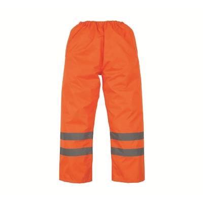 China High Quality Water Proof Orange Men's Stripe Hi Vis Safety Work Cargo Trousers Reflective Underwear for sale