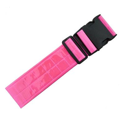 China 3M Safety High Visible Safety Elastic Gear For Men Women Kid Waist Adjustable Elastic Safety Reflective Belt for sale