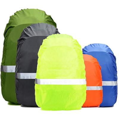 China High Vivid High Visibility High Quality Hi-Strength Backpack Cover School Bag Tarp Reflective Teenager Increasing Rucksack Cover for sale