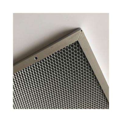 China Hot Selling UV Sterilization Honeycomb Corrugated Aluminum Glass Filter for sale