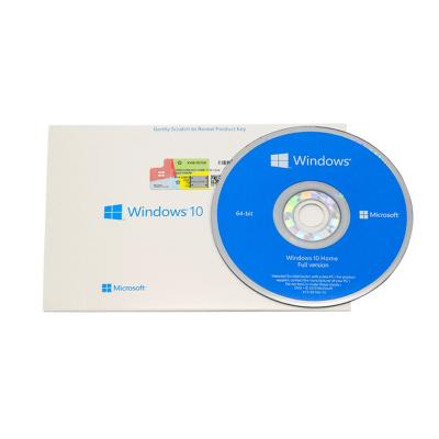 China 64 Bit HOME DVD / Windows 10 DVD Microsoft Windows 10 Full 64 Bit OEM Version For 1 Pc Free Shipping for sale