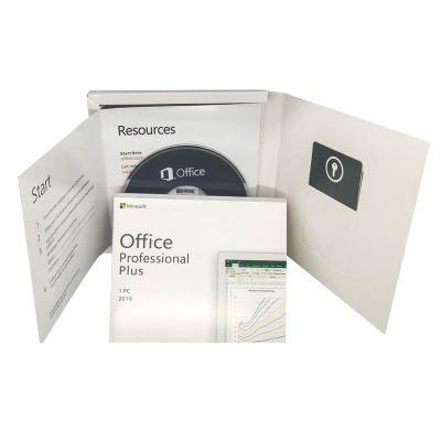 China Full Version of Original Microsoft Office 2019 Professional Plus with Retail DVD for 1 PC 100% Free Working Shipping Agency 2019 Professionals Plus DVD for sale