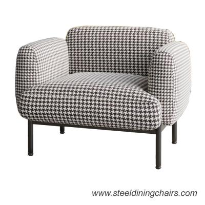 China Armrest Grey One Seater Sofa for sale