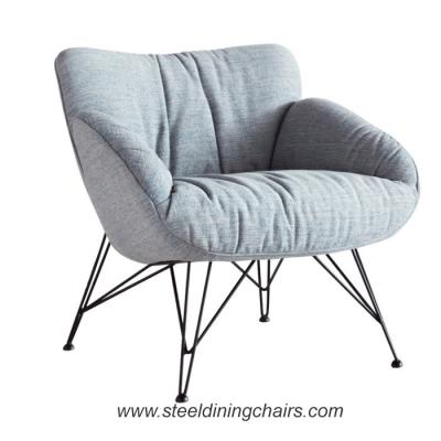 China Sillas de cena de acero inoxidables del Recliner del salón los 76cm los 44cm de los muebles en venta