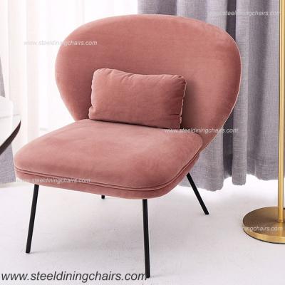 China Samt Shell One Seater Armchair zu verkaufen