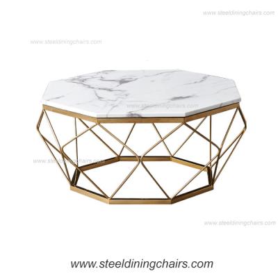 Chine Table basse d'acier inoxydable de verre trempé du diamant 40cm 89cm à vendre