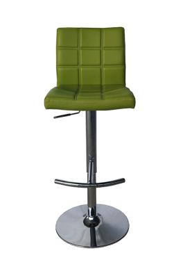 Chine ODM en cuir de tabouret de bar de Faux vert de Chrome 0.059CBM/CTN à vendre