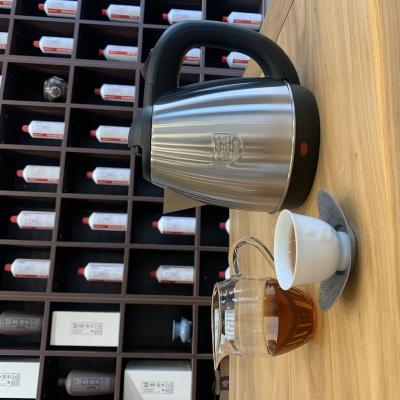 China Basic New Products 360 Degree Stainless Steel Knob Rotation Control Quickly Heat Hot Ceramic Electric Kettle For Household for sale