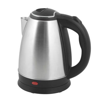 China 360 Degree Base Factory Stainless Steel 1.8L Cheap Cordless Electric Water Kettle for sale