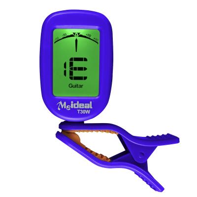 China GUITAR Meideal Design Large LCD Screen Guitar Tuner Hot Selling Plastic Clip On Musical Instrument Tuner for sale