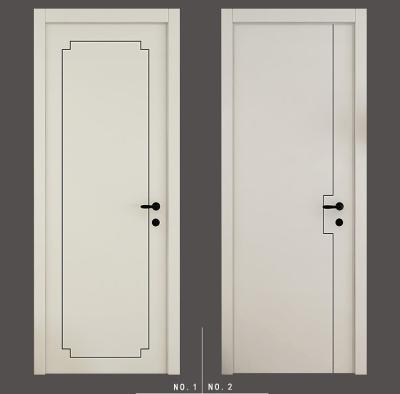 China Simple and generous wooden door invisible door composed of sound insulation for sale