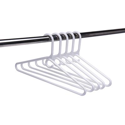 China SHOW heavy duty cheap white clothes hanger hanger supplier plastic hanger for sale