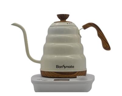 China 360 Degree Electric Base 1L Kettle Maker Drip Coffee Kettle Rotation Temperature Controlled Variable Temperature for sale