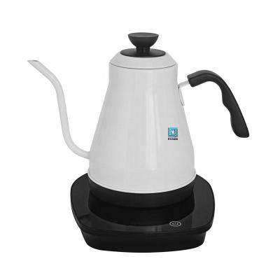 China Coffee Pot Gooseneck Coffee Pot Base 360 ​​Degree Electric Coated Temperature Rotate Food-Grade Electric Coffee Pot Variable Water Heater for sale