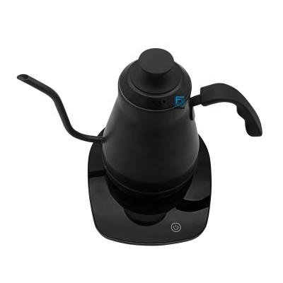 China 360 Degree Basic Digital Control Programmable Multi-Use Coffee Kettle Gooseneck Kettle Rotating Electric Electric Variable Kettle for sale