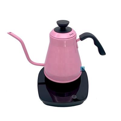 China 360 Coffee Kettle Gooseneck Base 1200ml Programmable Control Electric Water Heater Multi-use Rotation Electric Kettle Coffee Kettle for sale