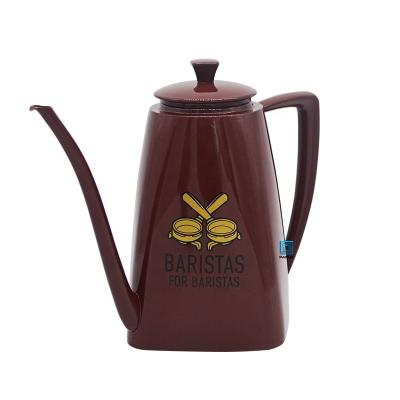 China WITH LID Retro Coffee Pot Stainless Steel Coffee Pot Drip Water Pitcher Portable Black Tea Kettle Western Style for sale