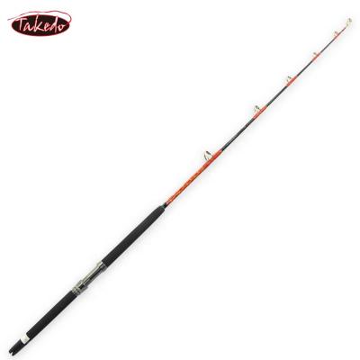 China TK12214 Seawater 1.65m 1.80m Big Game 12-20lbs Seawater Carbon Fiber Tuna Marlin Tenkara Boat Rods Trolling Fishing for sale