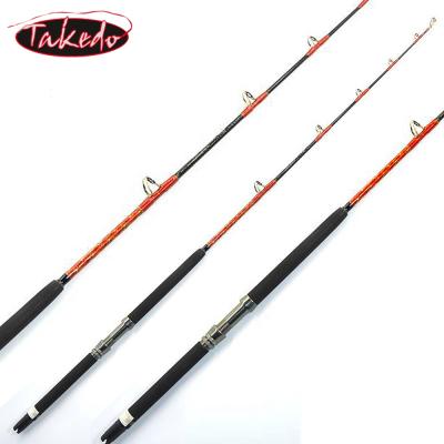 China TK12214 Seawater 1.65m 1.80m Big Game 12-20lbs Seawater Carbon Fiber Tuna Marlin Tenkara Boat Rods Trolling Fishing for sale