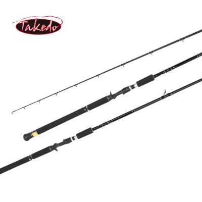 China 1 Piece IM8 Carbon Graphite Fiber FX2018-007 Sea Bass Bass High Density IM8 Bait Casting Rod Musk Fishing for sale