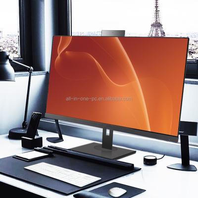 China New 24 inch touch screen all in one pc barebone system with high quality intel cpu monoblock computer desks i3 i5 i7 all in one pc for sale