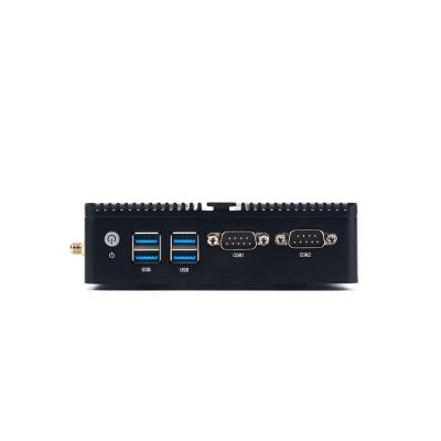 China J1900 NUC Fanless Computer for Home and Student Mini PC Desktop PC with Dual LAN Industrial Computer for sale