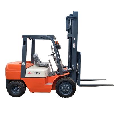 China Ton Four Wheel Drive Forklift Price Of 3,5 Hotels With Coins for sale