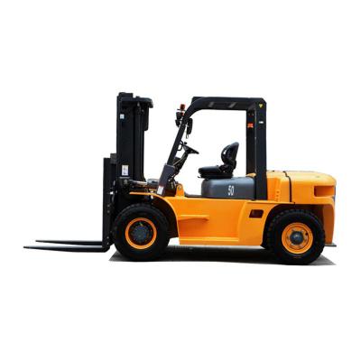 China Cheap Hotels HH50 Best Offroad 5 Ton Diesel Forklift With Four Wheel Drive for sale