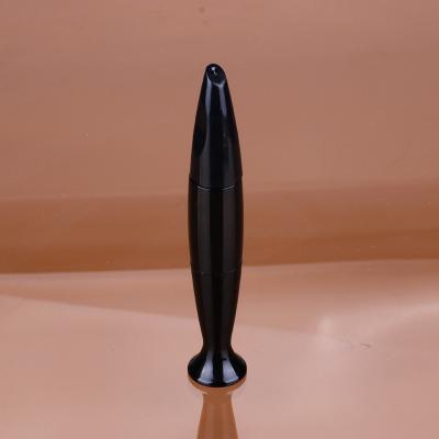 China 12ml pp black plastic cosmetic single shape gel nail polish oil uv pen container with brush for sale