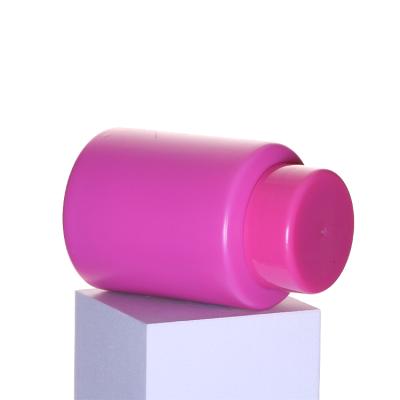 China Wholesale Fuchsia Liquid Nail Polish Remover Bottle 75ml Cosmetic Custom Nail Polish Remover Sponge Bottles for sale