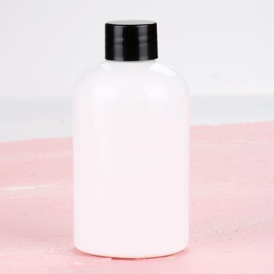 China Custom Color 120ml Cosmetic White Empty Nail Gel Polish Glue Bottle Plastic Bottle For Liquid for sale