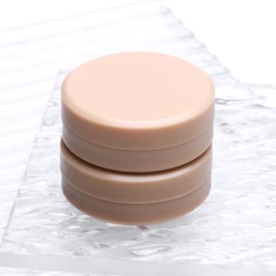 China Wholesale High Quality Brown Color 10g Cosmetic UV Nail Empty Container Gel Polish Powder Jar for sale