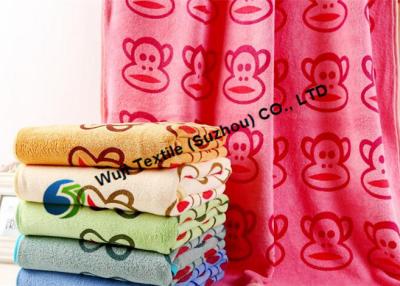 China Microfiber Paul Frank Cartoon Beach Towels Red Yellow Green Blue Extreme Soft for sale