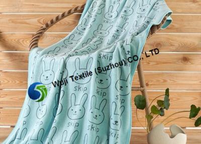 China Bunnies Patterned Microfiber Cleaning Towels Ultra-strong Absorbency for sale