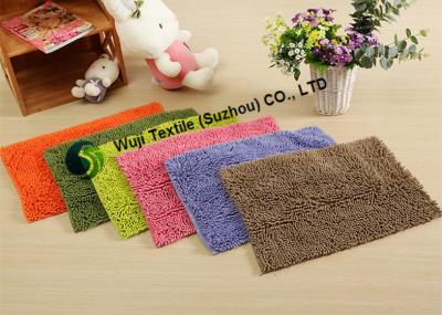 China High Absorbent Solid Color Household Carpets , Kitchen Area Rugs 40*60cm for sale