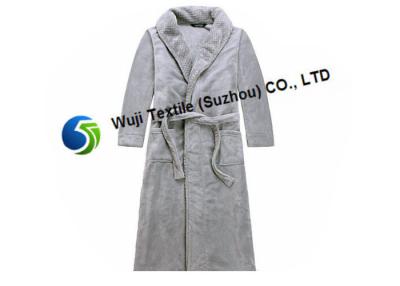 China Microfiber Ladies Towelling Dressing Gowns , Ladies Chenille Bathrobes for sale