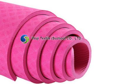 China Extra Thick Eco Friendly Yoga Mat Red Purple Blue for Exercise for sale