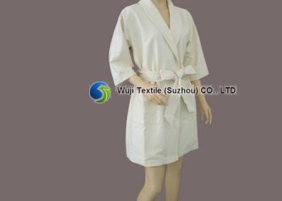 China Nylon Short Women Microfiber Robe with Terry Lining , Chenille Bathrobes for sale