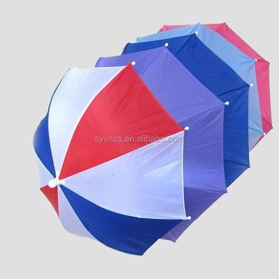 China Polyester 12 Inch 8 Ribs Assorted Colors Hat umbrella12 Ribs Umbrella for sale