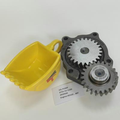 China machinery repair shops OIL PUMP 3937027 4939585 for PC60-7 excavator engine 4D102 engine spare parts for sale