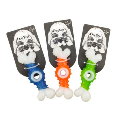 China Sustainable Custom Color Pet Products Dog Bone Chew Dog Toys Nylon Bones for sale