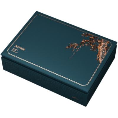 China Customized Logo Cosmetic Packaging Box Luxury Design Golden Foil Paper Gift Magnetic Box for sale