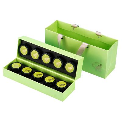 Cina Special Custom Tea Packaging Box High-End Luxury Custom Milk Coffee Packaging Box With Paper Bag in vendita