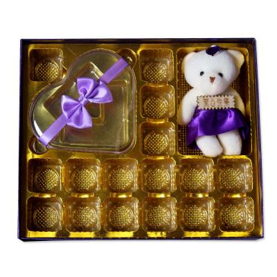 중국 Hot bulk candy chocolate box confectionary packaging oem carton box with Plastic tray 판매용